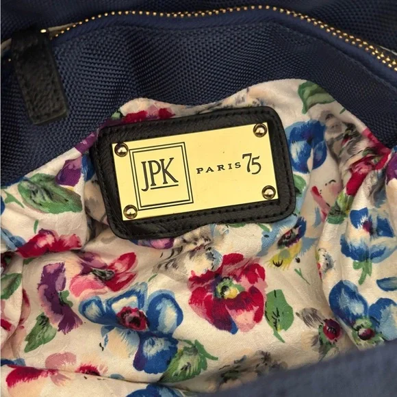 JPK Paris 75 Navy Blue Shoulder Bag - Picture 5 of 6